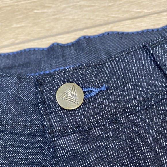 Blue Delta Jeans 31x27 Blue Stretch Handmade Custom RAW Denim USA $450 - Picture 3 of 9